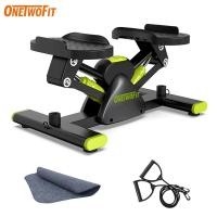 ราคา Onetwofit stepper เครื่องออกกำลังกาย สเต็ปเปอร์ พร้อมเชือกดึง รับน้ำหนักได้ 120KG (20629562682)