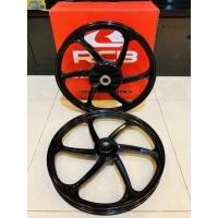 ราคา ล้อแม็ก NOUVO ELEGANCE สีดำล้วน racing boy ขอบ17 (16256531948)