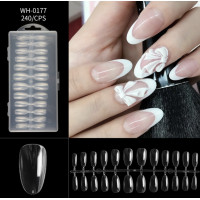 ราคา pvcยืดหยุ่น pvcอย่างดี เล็บปลอมหลายทรง pvc wh (14040207606)