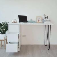 ราคา Looms โต๊ะทำงาน ขนาด 120 ซม รุ่น SHIRA สีขาว 120x50x75 ซม (19183340944)