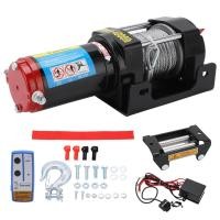 ราคา ไฟฟ้า Winch Kit 5 5 มม x 15 ม ลวด 4000LB 12V รีโมทคอนโทรลไร้สายลากจูง Winch สำหรับ ATV UTV Offroad (14818758411)