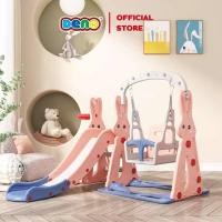 ราคา DENO ชิงช้าสไลเดอร์ 3in1 ชิงช้าเด็กสไลเดอร์ สไลเดอร์เด็ก สไลเดอร์ ชิงช้าเด็ก พร้อมแป้นบาส ลูกบาส (20557068554)