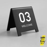 ราคา WHPH shop ป้ายเลขโต๊ะ ป้ายตั้งโต๊ะ ป้ายเบอร์โต๊ะ ร้านอาหาร ร้านกาแฟ คุณภาพงานส่งออก (20636856009)