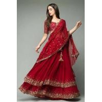 ราคา LEHENGA CHOLI GEORGETTE WITH EMBROIDERY SEQUENCE DESIGN WORK WITH HOTPIX DESIGN DUPTTA GEORGETTE WITH EMBROIDERY SEQUENCE DESIGN WORK BLOUSE GEORGETTE WITH EMBROIDERY SEQUENCE DESIGN WORK india (20681