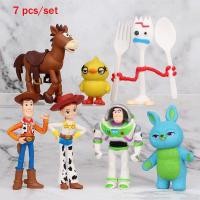 ราคา ฟิกเกอร์ดิสนีย์ Toy Story 4 Forky Woody Lightyear Rex Alien พร้อมกล่อง ของเล่นสําหรับเด็ก 7 ชิ้น (19518831788)