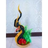 ราคา ต้นกฐินพญานาคต้นผ้าป่าต้นกฐิน งานริบบิ้น พร้อมไม้เสียบ พร้อมถาดสีทอง สวยละเอียดใหญ่อลังการ (15311899917)