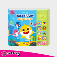 ราคา หนังสือกดมีเสียง หนังสือพร้อมปุ่มกดฟังเสียง หนังสือเพลง ภาษาอังกฤษ Pinkfong Baby Shark Sing Alongs Sound Book เบบี้ชาร์ค ซิง อะลอง ชาวด์บุ๊ค (12882985414)
