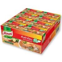 ราคา คนอร์ซุปก้อน รสต้มยำ ขนาด 24กรัม ยกแพ็ค 24ก้อน Knorr Soup Cubes Tom Yum Flavor Size 24g Pack of 24pcs (9954487276)