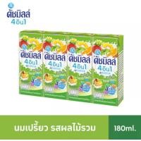 ราคา ดัชมิลล์ นมเปรี้ยว รสผลไม้รวม 180 มล แพ็ค 4 กล่อง (17539076123)