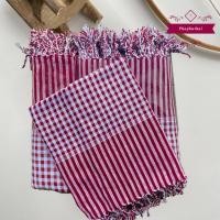 ราคา ผ้าขาวม้า ผ้าขาวม้าพันคอ ฝ้ายแท้ 100 ผืนใหญ่ขนาด 40x 190 ผ้าดี พร้อมส่ง (20202023721)