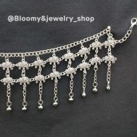 ราคา เข็มขัดมีตุ้งติ้ง ระย้า 2 ชั้น มีสินค้าพร้อมส่ง (19652863544)