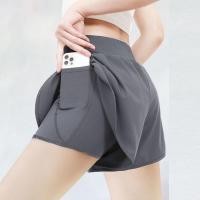 ราคา พร้อมส่ง กางเกงออกกำลังกายขาสั้น กางเกงกีฬาผู้หญิง มีซับในกันโป๊ ผ้าระบายอากาศอย่างดี สวมใส่สบาย Size M XXL (19497840133)