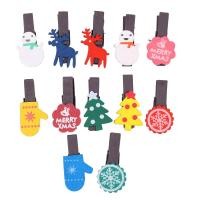 ราคา YESPERY คลิปหนีบภาพถ่ายทำจากไม้ขนาดเล็กแบบหนีบกระดาษโน๊ตคริสต์มาส1 6 12ชิ้นอุปกรณ์ตกแต่งคริสต์มาส (20241620139)