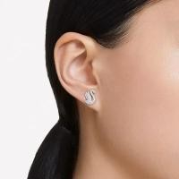 ราคา สวารอฟสกี้แท้ 100 Swarovski ICONIC หงส์ SWAN ตก แต่งด้วยหูฟังสีเงิน ของขวัญให้คนพิเศษ (19063416928)