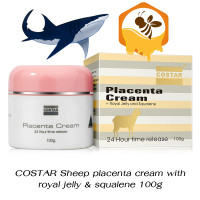 ราคา ครีมรกแกะออสเตรเลียแท้ Costar sheep placenta cream with royal jelly squalene Aloe Vera นมผึ้ง น้ำมันปลาฉลาม 100g (16382260421)