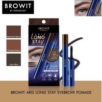 ราคา บราวอิท บาย น้องฉัตร อริส ลองสเตย์ อายบราว โพเมด Browit Aris Long Stay Eyebrow Pomade 1 6g เครื่องสำอางน้องฉัตร เขียนคิ้ว (20700313771)
