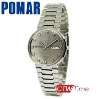 ราคา Pomar นาฬิกาข้อมือผู้ชาย สายสแตนเลส รุ่น PM78045SS05 สีเงิน หน้าปัดสีเทา (11478390015)