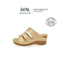 ราคา POLO CLUB รองเท้าแตะแบบสวม รุ่น P2801 สีเบส รองเท้าแตะผู้หญิง ส้นเตารีด รองเท้าสุขภาพผู้หญิง รองเท้าลำลอง รองเท้าแฟชั่น (19796262017)
