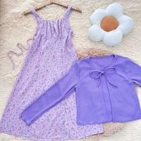 ราคา ส่งฟรี New เดรสพร้อมเสื้อคลุม แบบยาววว (20249791891)