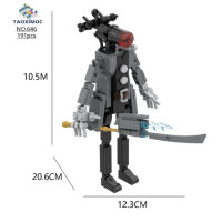 ราคา เลโก้ skibidi toilet TAOXIMOC โมเดล skibidi toilet tv man ของเล่น camera man Speakerman ชุดตัวต่อ เลโก้tv man โมเดล skibidi toilet (20523821493)