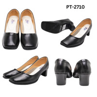 ราคา POPTEEN รองเท้าคัทชูนักศึกษา รองเท้าคัทชูสีดำ รุ่น PT 2710 XEIA (17057981539)