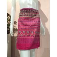 ราคา ผ้าไทย กระโปรงป้าย ผ้าถุงสั้นสำเร็จรูป ยาว20 5นิ้ว พร้อมตะขอ2คู่ (15681230328)