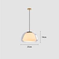 ราคา โคมไฟระย้า สไตล์นอร์ดิก ไฟห้อยแก้ว โคมไฟโต๊ะอาหาร โคมไฟคาเฟ่ โมเดิร์น สําหรับตกแต่งห้องนอน ห้องนั่งเล่น ร้านอาหาร (20189273118)