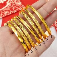 ราคา XTเครื่องประดับเกาหลี24K 5N Push Pullสร้อยข้อมือชุบทองแฟชั่นผู้หญิงปรับ (6078050104)