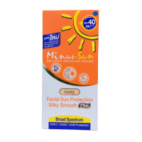 ราคา Minus Sun Facial Sun Protection Silky Smooth SPF40 PA Ivory 50 g (7690479351)