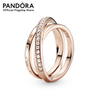 ราคา Pandora โลโก้ Pandora Rose Ring ล้าง Cubic Zirconia (18440855490)