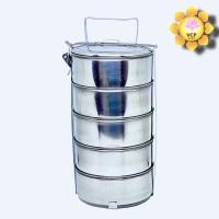 ราคา ปิ่นโต สแตนเลส 5 ชั้น ขนาด 14 ซม (18829422313)