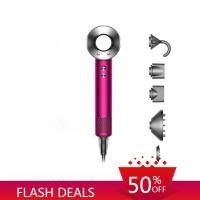 ราคา Original Dyson Supersonic Hair Dryer HD08 Fuchsia Nickel with Supersonic Stand เซตไดร์เป่าผม ไดสัน สีชมพู และฐานวางไดร์สีดำ (19615702423)