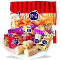 ราคา ขนมตุ๊บตั๊บมาเลเซีย NUTS CRISP TWIN FISH ขนมถั่วอัดแท่งรวมรส250กรัม (17437953414)