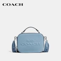 ราคา COACH กระเป๋าสะพายข้างผู้ชายรุ่น Top Handle Crossbody With Signature Canvas Interior สีฟ้า CJ796 POL (20146586092)