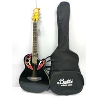 ราคา กีต้าOMS 198 กีต้าโปร่งไฟฟ้า กีต้าหลังเต่า มีEQในตัว ขนาด 38 นิ้ว พร้อมกระ เป๋า จำนวน 1 ใบ คาโป้ 0ปิ๊ก กีต้า กีต้าหลังเต่า (10347485371)