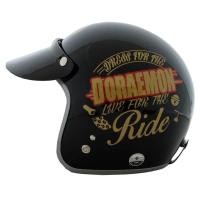 ราคา หมวกกันน็อคสำหรับผู้ใหญ่ ลายลิขสิทธิ์แท้ โดราเอม่อน รุ่น CAFE04 มี 2 สี ขาว และ ดำเงา (413618746)