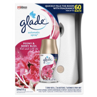 ราคา Glade Automatic Spray Freshener เครื่องพ่นสเปรย์ปรับอากาศอัตโนมัติ พร้อมส่ง5กลิ่น269ml ตัวเครื่อง รีฟิล ถ่าน2เม็ด (16149119275)