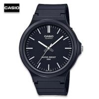 ราคา Velashop นาฬิกา Casio Standard นาฬิกาข้อมือผู้ชาย สายเรซิ่น รุ่น MW 240 1EVDF สีดำ MW 240 1E MW 240 MW240 (832694546)