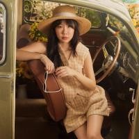 ราคา lookbooklookbook pierre top orange checked tweed เสื้อกั๊ก ลายตาราง สีส้ม (20383206805)