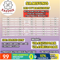 ราคา UA49J5200AK UA49J5250AK UA49M5100AK SAMSUNG 49นิ้ว LED TV BACKLIGHT LAMPU TV UA49K5200 UA49M5100 49M5100 (16200030440)