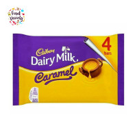 ราคา Cadbury Dairy Milk Caramel 4 Chocolate Bars แคดเบอรี่ แดรี่ มิลค์ คาราเมล 4 บาร์ 148กรัม (10539935498)
