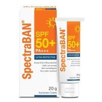 ราคา SpectraBAN Sunscreen Cream ผลิตภัณฑ์ป้องกันแสงแดดสำหรับผิวหน้าและผิวกาย 20g 100g (18055476848)