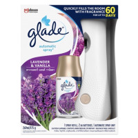 ราคา Glade Automatic Spray Freshener เครื่องพ่นสเปรย์ปรับอากาศอัตโนมัติ พร้อมส่ง5กลิ่น269ml ตัวเครื่อง รีฟิล ถ่าน2เม็ด (16149119274)
