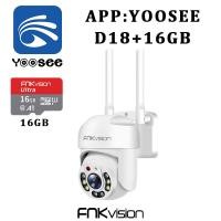ราคา FNKvision กล้องวงจรปิด wifi กล้องวงจรปิดไร้สาย 5MP WiFi ครบสี พร้อมไมค์ รักษา ไร้สายกันน้ำ กล้อง 360 องศา กันน้ำ ip camera (20478870610)