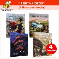ราคา In stock พร้อมส่ง หนังสือภาษาอังกฤษ Harry Potter 4 Hardcover books ชุด 4 เล่ม เล่มใหญ่ กระดาษมันอย่างดี (4860998491)
