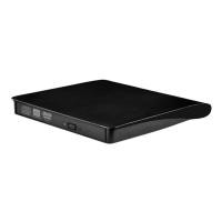 ราคา USB 3 0 Ultra Slim External DVD RW Burner CD Rewrite ออปติคัลไดรฟ์แบบพกพาสีดำและสีขาว (16378250817)
