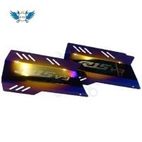 ราคา ครอบท่อเดิมสีไทเท ตรงรุ่น R15 All New ครอบท่อร้อน งานเลสทำสี รุ้ง 0111 (7949772303)