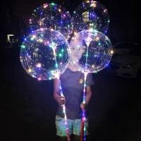 ราคา ลูกโป่ง ลูกโป่งใส เรืองแสง มีไฟ LED พร้อมปุ่มกด ปรับไฟได้ 3 จังหวะ แถมถ่าน มีด้ามจับ ลูกโป่งเรืองแสง ตกแต่งปาร์ตี้วันเกิด ของขวัญ DIY (16871618299)