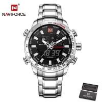 ราคา NAVIFORCE NF9093 02สุดหรูนาฬิกาข้อมือมียี่ห้อแฟชั่นผู้ชายกีฬาควอตซ์นาฬิกาเทรนด์นาฬิกาข้อมือสำหรับชาย Jam Tangan Lelaki (9689355432)