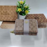 ราคา NEW กระเป๋าสตางค์ใบกลางแบบซิปรอบขนาด 6 นิ้วใบกลางสำหรับผู้หญิง (19603285031)